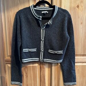 American Eagle Charcoal Gray Sweater